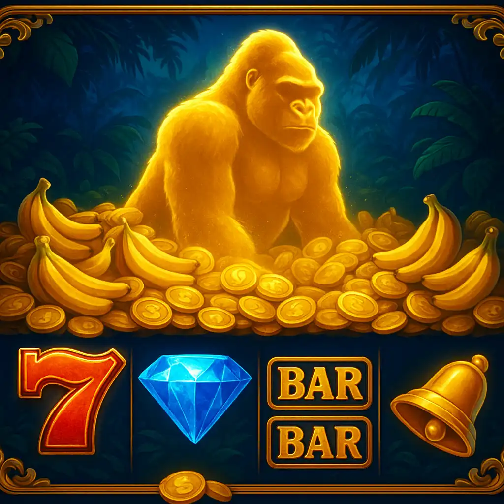 King Kong Cash Even Bigger Bananas 4 slot game artwork